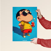 Cool Shin-chan Art Poster